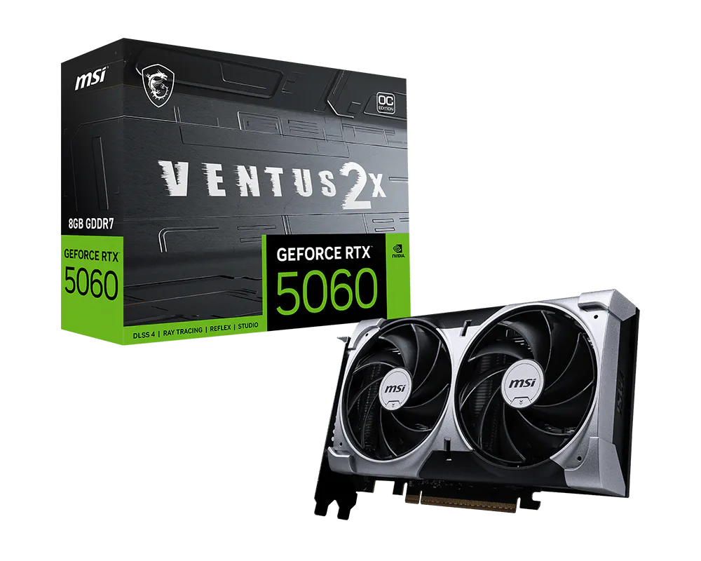 MSI GeForce RTX 5060 8G VENTUS 2X OC